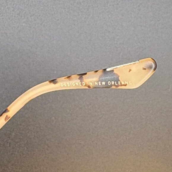 KREWE Matte Oyster 24K Polarized BRETON Sunglasses - Picture 6 of 11